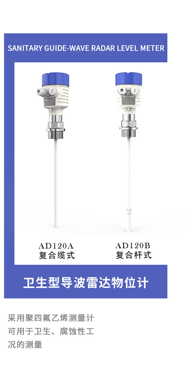 衛生型導波雷達物位計