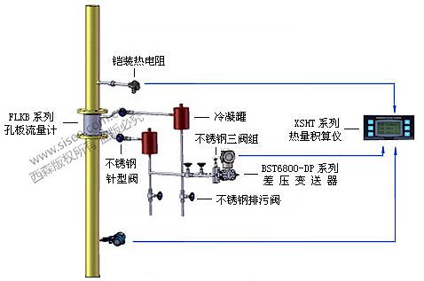 導熱油爐熱量計量系統安裝