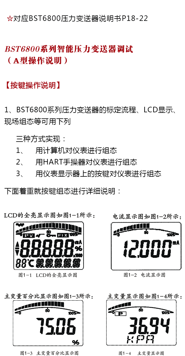 西森BST6600系列設置說明