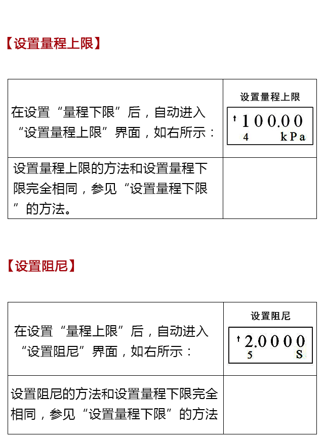 BST6800系列壓力變送器設置操作說明書10