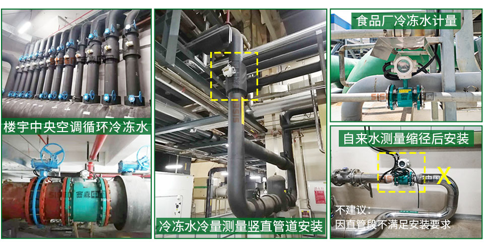 管道式電磁熱能表應用現場