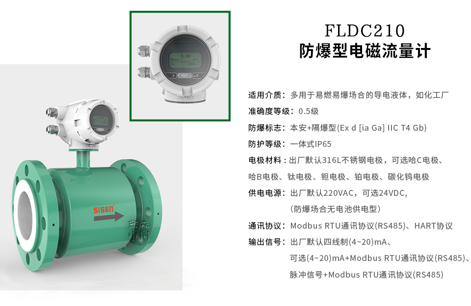 西森防爆型電磁流量計