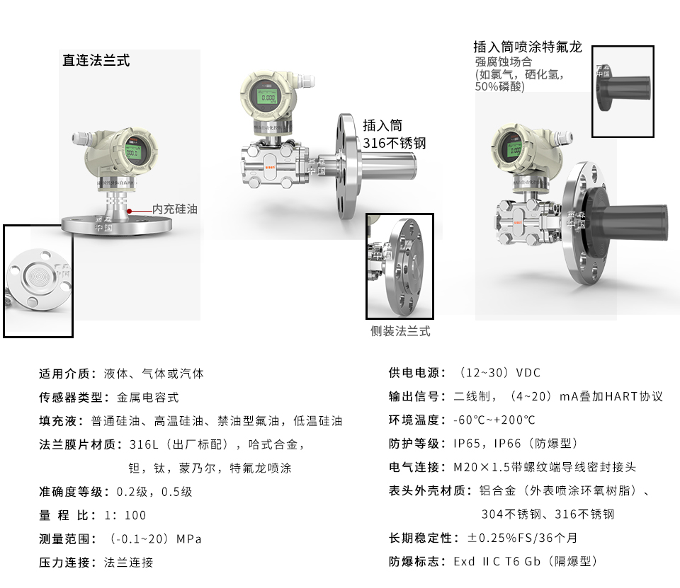 BST6800-LT系列單法蘭液位變送器廠家