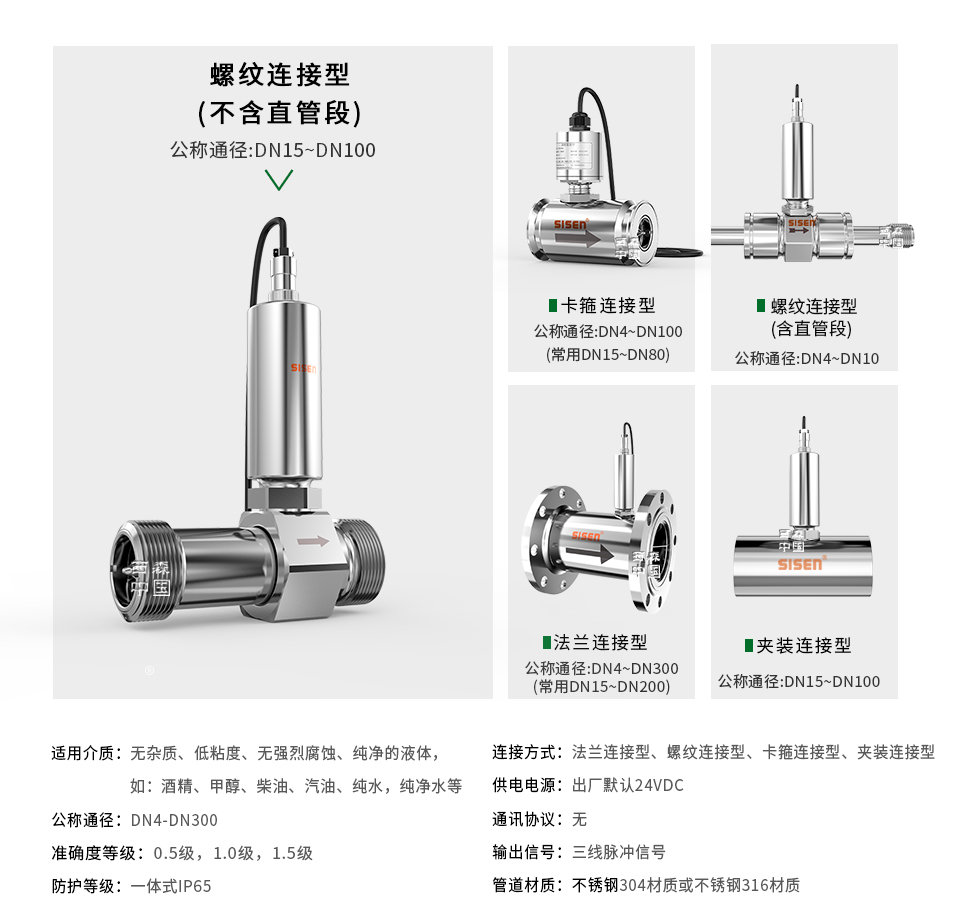 FLYW系列脈沖輸出液體渦輪流量計-廠家